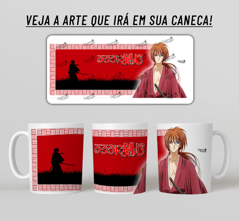 Caneca Samurai X  - Kenshin