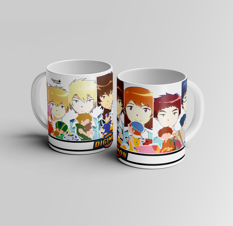 Caneca Digimon