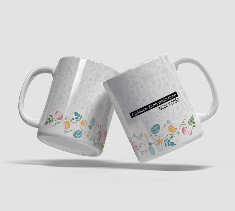 Caneca Páscoa - Mais doce com você