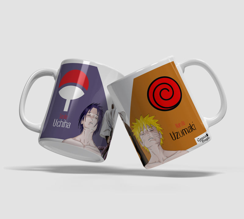 Caneca Naruto - Naruto x Sasuke