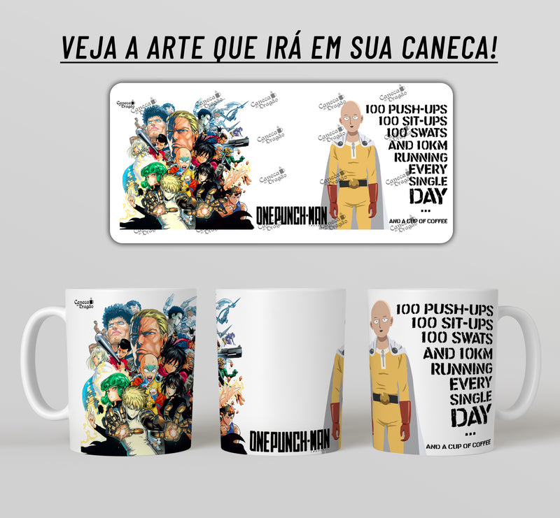 Caneca One Punch Man - Segredo de Saitama